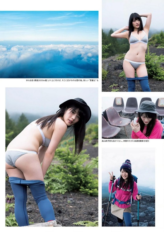 仮面女子・神谷えりなちゃんの富士山頂での水着グラビアが神秘的でエッチだと話題に
